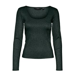 T-shirt Manches Longues Gris Femme Vero Moda Cora vue 0
