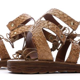 Sandales Marron Femme Replay Manila Slave vue 0