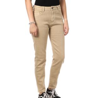 Jean Mom Fit Beige Femme My Tina's 270 pas cher