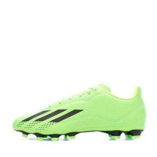 Chaussures de Foot Vertes Junior Adidas X Speedportal.4 FxG pas cher