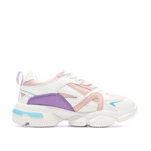 Baskets Blanc/Rose Femme/Fille Nasa Jabalem vue 0