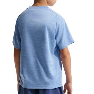 T-Shirt Bleu Ciel Enfant Nike Running vue 0