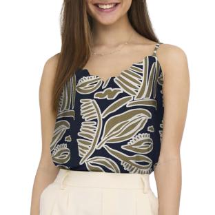 Top Marine/Kaki Femme JDY Troya vue 0