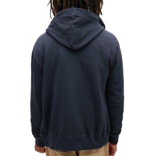 Sweat Zippé Marine Homme Superdry Plain Hood vue 2