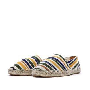 Espadrilles Blanc/Vert/Bleu Homme Pare Gabia Anitz vue 0