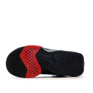 Chaussures de basketball Noires/Rouges Homme Nike Lebron vue 5