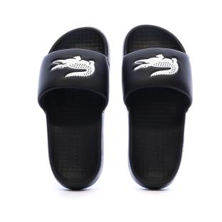 Claquettes Noir Femme Lacoste Serve Slide 1.0 vue 0