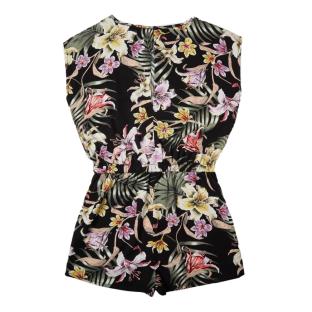 Combishort Noire à Motifs Fille O'Neill Print Playsuit vue 2