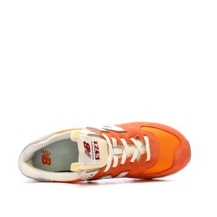 Baskets Orange/Gris Homme New Balance 574 vue 0