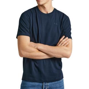T-shirt Marine Homme Pepe jeans Connor pas cher