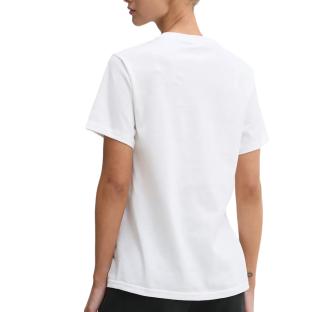 T-shirt Blanc Femme Converse Florals vue 0