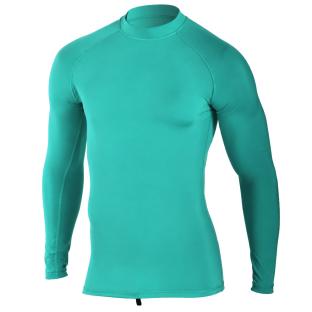 T-Shirt Manches Longues Turquoise Bleu Ocean Step Rashvest vue 0