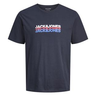 T-Shirt Marine Garçon Jack & Jones Cyber pas cher
