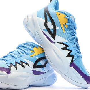 Chaussures de basket Bleu Garçon/Fille Puma Genetics vue 7
