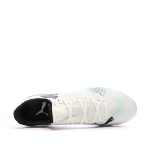 Chaussures de football Blanche/Noire/Rose Homme Puma Future 7 Play vue 4