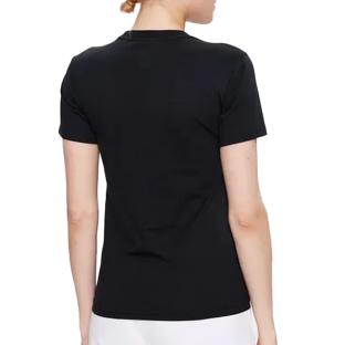 T-shirt Noir Femme Converse Chuck Patch 10025041 vue 2