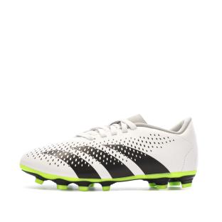 Chaussures de football Blanc/Noir Garçon Adidas Predator IE9434 pas cher