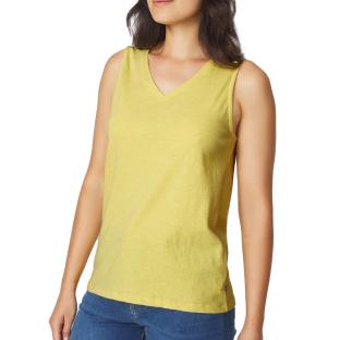 Débardeur Jaune Femme TBS ADINADEBP vue 0