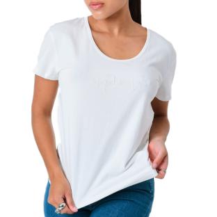 T-shirt Blanc Femme Project X Paris Broderie pas cher