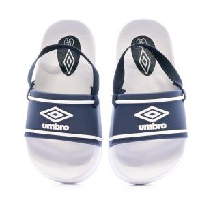 Claquettes Marine/Blanches Garçon Umbro Kocak Elas vue 3