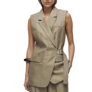Veste Sans manche Marron Femme Vila Roujuliet Waistcoat pas cher