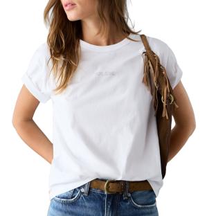Weißes Damen-T-Shirt von Pepe Jeans, Modell Bema Ansicht 0