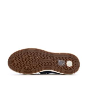 Zapatos náuticos azules para mujer TBS de lona de algodón color arcilla ver 0