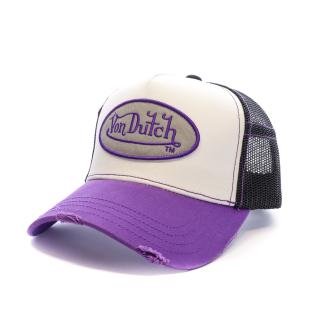 Casquette Blanche/Noire/Violet Homme Von Dutch Art pas cher