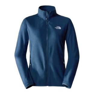 Polaire Zippé Marine Femme The North Face 100 Glacier pas cher