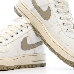 Air Force 1 '07 Blanc/Taupe Femme Nike vue 0