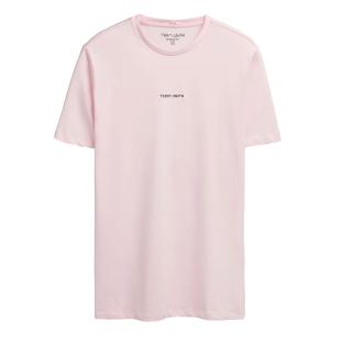T-shirt Rose Homme Teddy Smith Soy pas cher