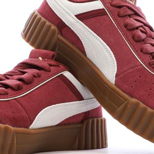 Baskets Rouge Femme Puma Carina 3.0 Luxe vue 0