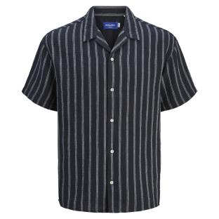 Chemisette Gaze de Coton Marine Homme Jack & Jones Reaster vue 3