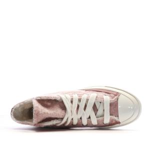 Baskets Roses Femme Converse Chuck 70 High Top vue 4