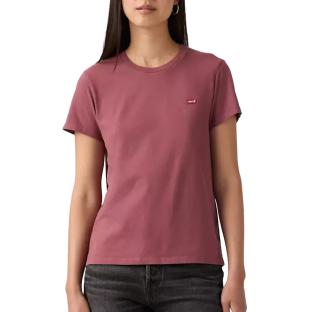 Camiseta burdeos para mujer Levi's Perfect 1 ver 0
