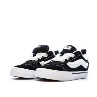 Baskets Noir/Blanc Enfant Vans Knu Skool Elastic vue 6