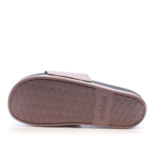 Sandales Rose/Noir Femme Adidas confortables Adilette vue 0