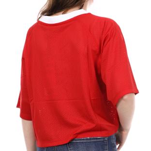 T-shirt rouge femme Supreme Grip Elekid vue 2