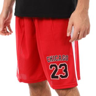 Short basketball Rouge Homme Sport Zone Miami pas cher
