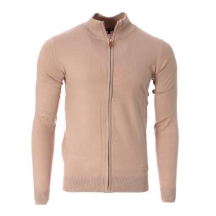 Pull Zippé Beige Homme Best Mountain 05-BEI pas cher