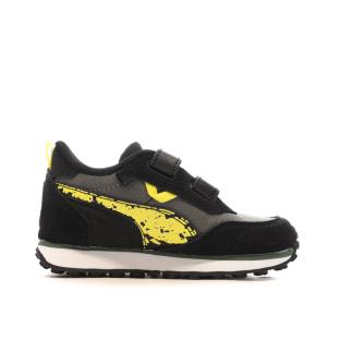 Baskets Noir/Jaune Junior Puma Rider FV Spongebob vue 2
