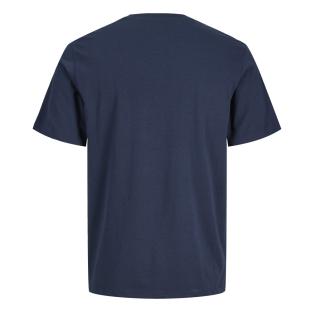 T-Shirt Marine Homme Jack & Jones Jorsevens vue 0