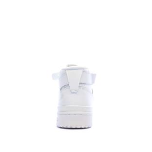 Baskets Blanches Homme Adidas Forum Mid vue 0