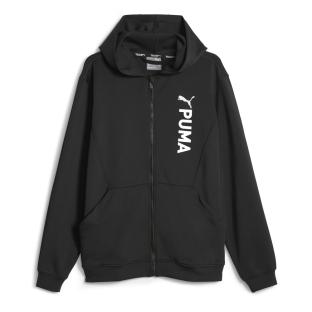 Sweat Zippé Noir Homme Puma Fit Double Knit pas cher