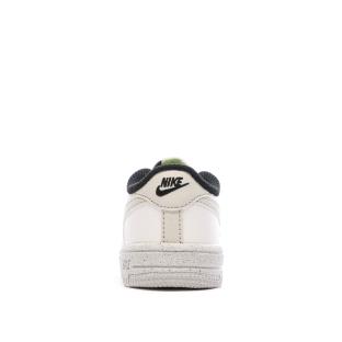 Baskets Blanches Garçon Nike Force 1 Crater vue 3