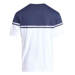 T-shirt Blanc/Marine Homme Fila Print vue 2