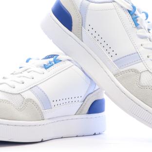 Baskets Blanches/Bleu Femme Lacoste Clip 124 vue 0