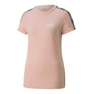 T-shirt Rose Femme Puma Tape pas cher