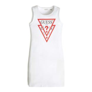 Robe Blanche Fille Guess Core pas cher