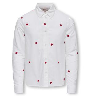 Camisa blanca/roja para niña ONLY Koglina ver 0